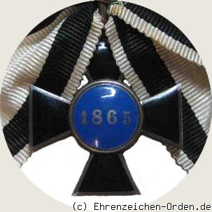 Luisen-Orden  2.Abteilung 1.Klasse 1865 Rückseite