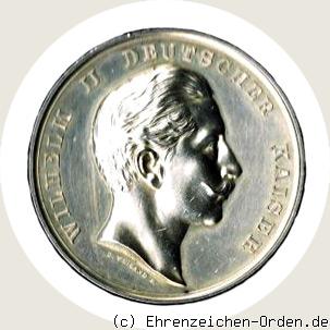 Silberne Medaille für Verdienste um das Militär-Brieftaubenwesen 1. Form 1893