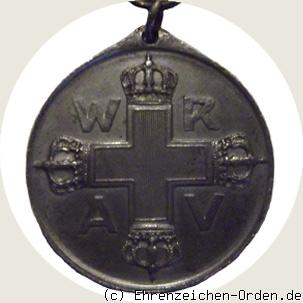 Rote Kreuz Medaille 3.Klasse 1898 in Stahl