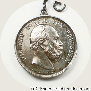 Schieß-Preismedaille Kaiser und König Wilhelm I. 1861