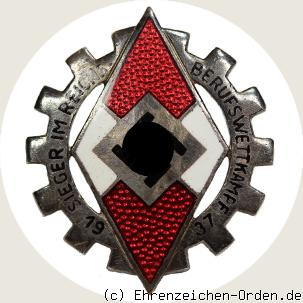 Ehrenzeichen Reichssieger im Reichsberufswettkampf 1937