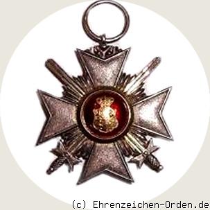 Fürstlich Reußisches Ehrenkreuz 3.Klasse mit Schwertern