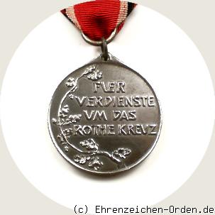 Rote Kreuz Medaille 3.Klasse 1898 in Stahl Rückseite