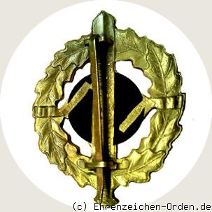 SA-Sportabzeichen in Gold (3.Typ) Rückseite