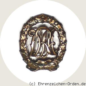 Sportabzeichen DRA (Deutscher Reichsausschuss für Leibesübungen) in Gold