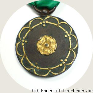 Kriegsdenkmünze 1814 / 1815 für Unteroffiziere und Soldaten (Gotha-Altenburg) Rückseite