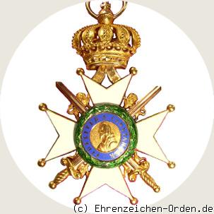 Herzoglich Sachsen-Ernestinischer Hausorden Ritterkreuz 1.Klasse mit Schwertern