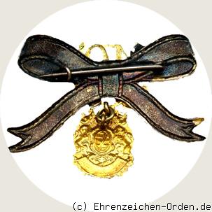 Ehrenzeichen des Sächsischen-Militär-Vereins-Bundes für 40 Jahre (2. Form) Rückseite