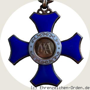 Maria-Anna-Orden Kreuz 2.Klasse Rückseite