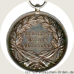 Medaille des Militär-St.Heinrichs-Ordens in Silber Rückseite