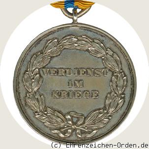 Silberne Medaille für Verdienst im Kriege 1914 Rückseite