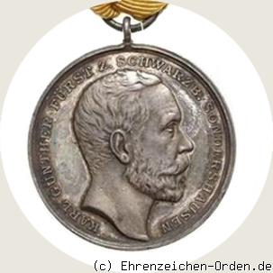 Silberne Medaille – Für Rettung aus Gefahr 1898 (3. Form)
