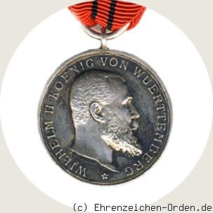 Silberne Verdienst-Medaille König Wilhelm II.