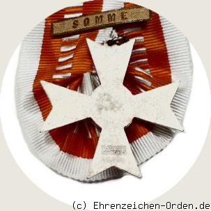 Somme-Kreuz Rückseite