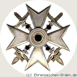 Spanien-Kreuz Silber mit Schwertern