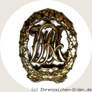 Sportabzeichen DRA (Deutscher Reichsausschuss für Leibesübungen) in Bronze