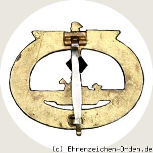 U-Boot-Kriegsabzeichen 1939 Rückseite