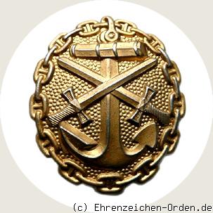 Verwundetenabzeichen der Marine 1918 in Gold