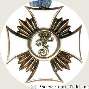 Friedrichs-Orden Ritterkreuz 1.Klasse Rückseite