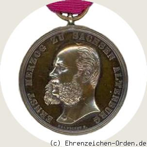 Goldene Verdienstmedaille des Sachsen-Ernestinischen Hausordens 1871
