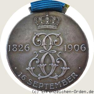 Herzog Ernst Medaille 1906 Rückseite