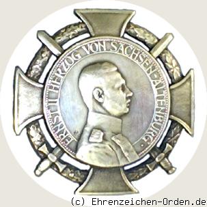 Herzog Ernst-Medaille 1.Klasse mit Schwertern – Steckkreuz