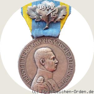 Herzog Ernst Medaille mit Eichenlaub 1914/15