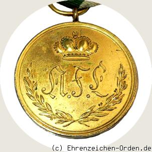 Goldene Medaille für 50 Jahre Diensttreue (Anhalt-Bernburg)
