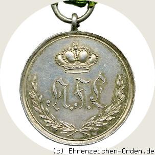 Silberne Medaille für 50 Jahre Diensttreue (Anhalt-Bernburg)