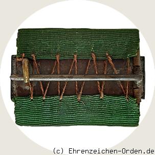 Dienstauszeichnung Schnalle 3.Klasse 1847 Anhalt-Köthen R&uuml;ckseite