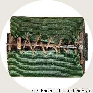 Dienstauszeichnung Schnalle 2.Klasse 1847 Anhalt-Köthen Rückseite