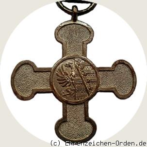Marienkreuz, Kriegsverdienstkreuz für Frauen und Jungfrauen Rückseite