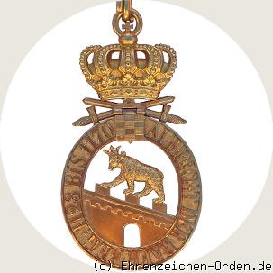 Hausorden Albrecht des Bären Großkreuz mit Krone und Schwertern Rückseite