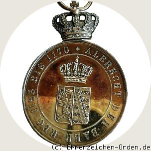 Silberne Verdienstmedaille mit Krone Rückseite