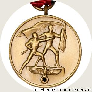 Medaille zur Erinnerung an den 1. Oktober 1938 (Sudetenland-Medaille)