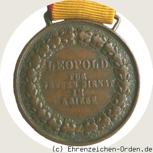 Felddienst-Auszeichnung 1839 Rückseite