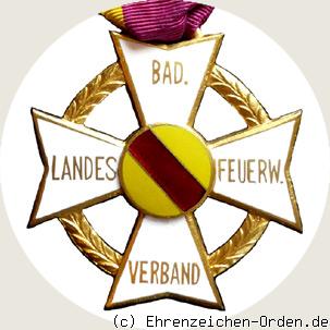 Feuerwehr Ehrenkreuz  Landesfeuerwehrverband Baden Rückseite