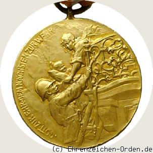 Medaille Für treue Dienste Landes-Feuerwehr Verband Baden