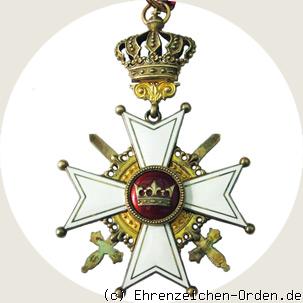 Orden Berthold des Ersten Kommandeurkreuz mit Schwertern Rückseite