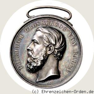 Silberne Medaille für Rettung 2. Prägung 1882