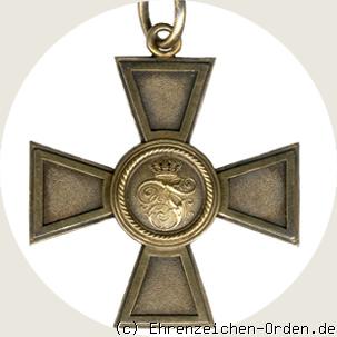 Verdienstkreuz vom Zähringer Löwen 1889 Rückseite