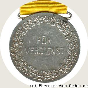 Silberne Verdienstmedaille Friedrich II. 1908 Rückseite