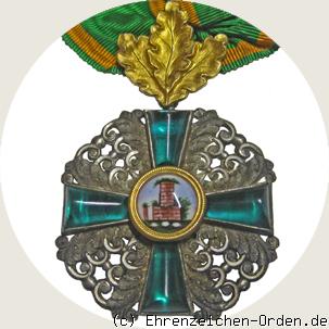 Orden vom Zähringer Löwen Ritterkreuz 2. Klasse mit Eichenlaub