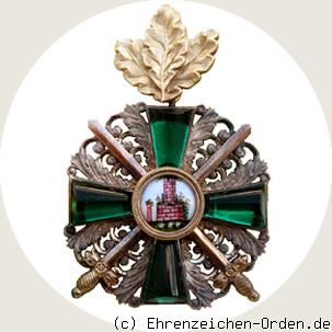 Orden vom Zähringer Löwen Ritterkreuz 2. Klasse mit Eichenlaub und Schwertern