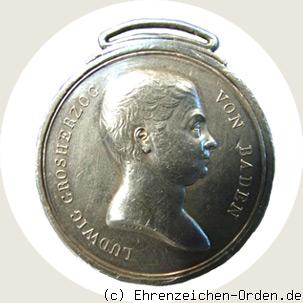 Silberne Civilverdienstmedaille Großherzog Ludwig 1818