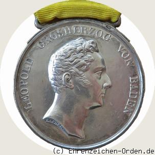 Silberne Civilverdienstmedaille Großherzog Leopold 1831