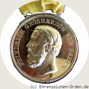 Kleine goldene Verdienstmedaille Friedrich I. 1882