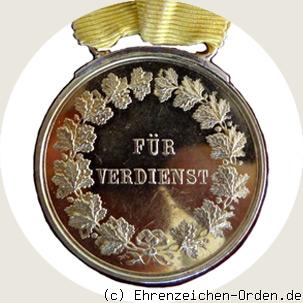 Kleine goldene Verdienstmedaille Friedrich I. 1882 Rückseite