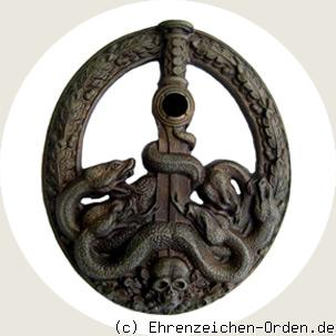 Bandenkampfabzeichen 1. Stufe (Bronze) halbhohl