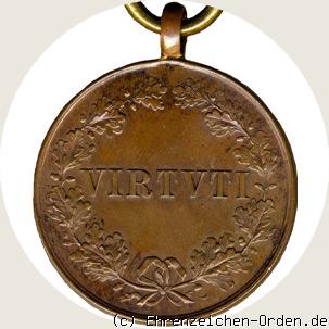Bronzene Medaille des Verdienstordens vom Heiligen Michael Rückseite